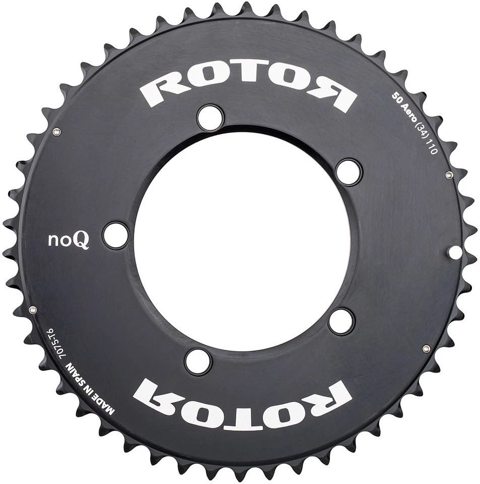 Rotor Kettenblatt Road Aero, 5-Arm, NoQ, 110 Mm Lochkreis 3 Rotor Kettenblatt Road Aero, 5-Arm, NoQ, 110 Mm Lochkreis