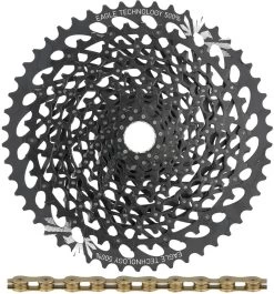SRAM GX Eagle XG-1275 Kassette + Eagle Kette 12-fach Verschleißset -Shimano Store 338270