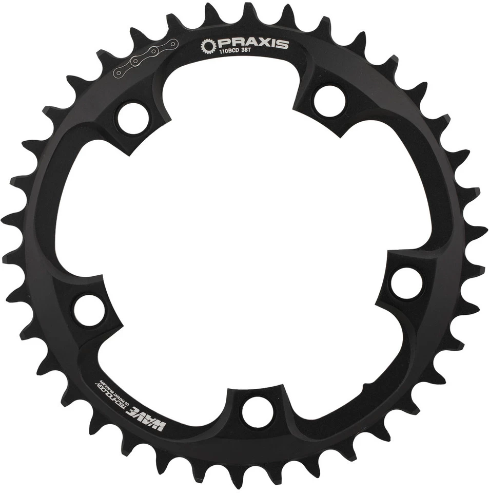 Praxis Works 1x 110 BCD Road Wave Tech Kettenblatt 3 Praxis Works 1x 110 BCD Road Wave Tech Kettenblatt