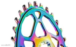 Absolute Black Sram Oval Boost 3mm Offset Spiederless 28 Zähne Rainbow Kettenblatt -Shimano Store absolute black rainbow kettenblatt 15836 2