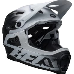 Bell Super DH Spherical MIPS Matte Black/white S 52-56 Cm Helm -Shimano Store bell super dh shperical mips matte black white helm 1