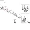 Shimano XTR FC-M9100/20/9020-B1 Kurbel - Distanzscheibe Und Ring -Shimano Store shimano xtr fc m9120 kurbel distanscheibe ring
