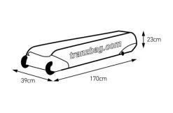 TranZBag Air Velo - Lufttransporttasche Schwarz -Shimano Store tranzbag air masse 2