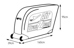 TranZBag Air Velo - Lufttransporttasche Schwarz -Shimano Store tranzbag air masse